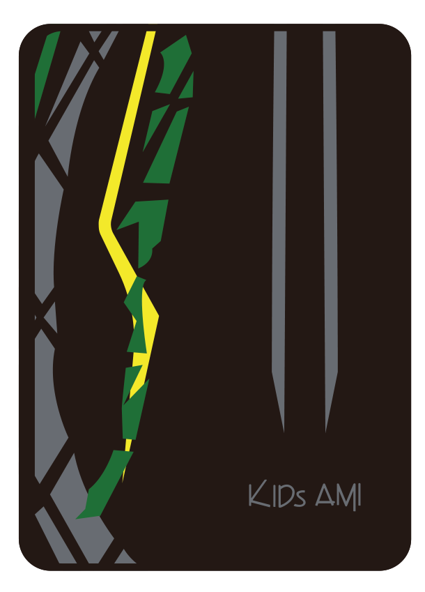 エレファントキューブスター ブラック×グラスグリーン