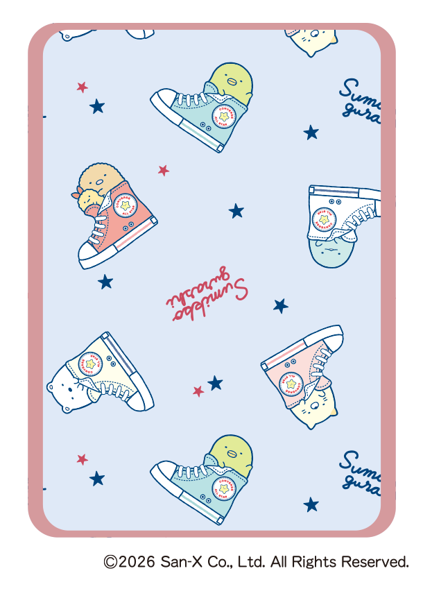 【CONVERSE】コンバース×すみっコぐらし マットピンク