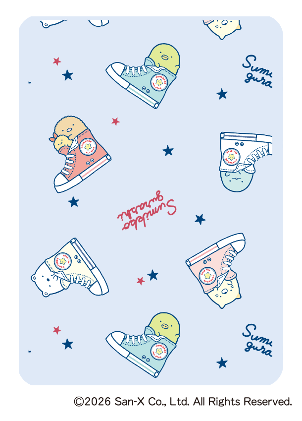 【CONVERSE】コンバース×すみっコぐらし ペールブルー
