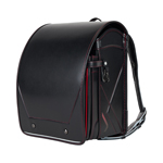 ワイドアップポッケ ブラック×ミラノレッド